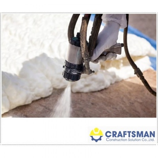 ระบบฉนวนกันความร้อน PU Foam หลังคา และผนัง