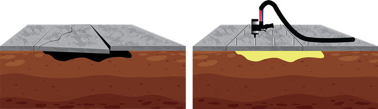 รับเหมางานปรับปรุงพื้นทรุด